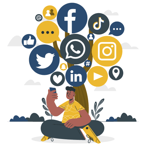 Creative graphic design branding and marketing visuals